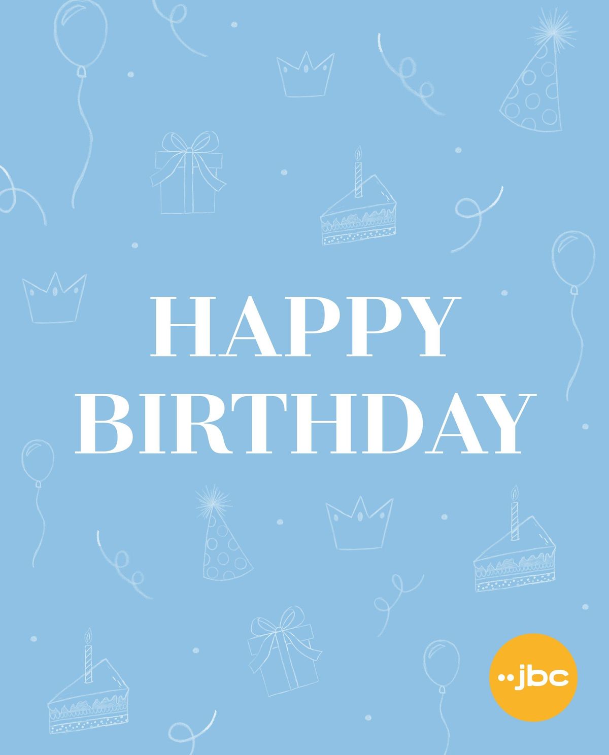 Bon cadeau num&eacute;rique - anniversaire - JBC