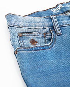 Jeans - Jeans slim bleu clair SIMON