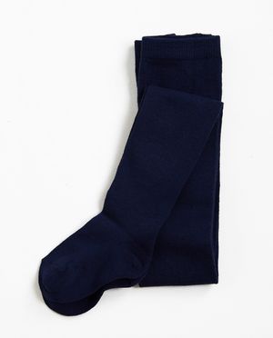 Collant uni, 2-7 ans - en coton m&eacute;lang&eacute; stretchy - JBC