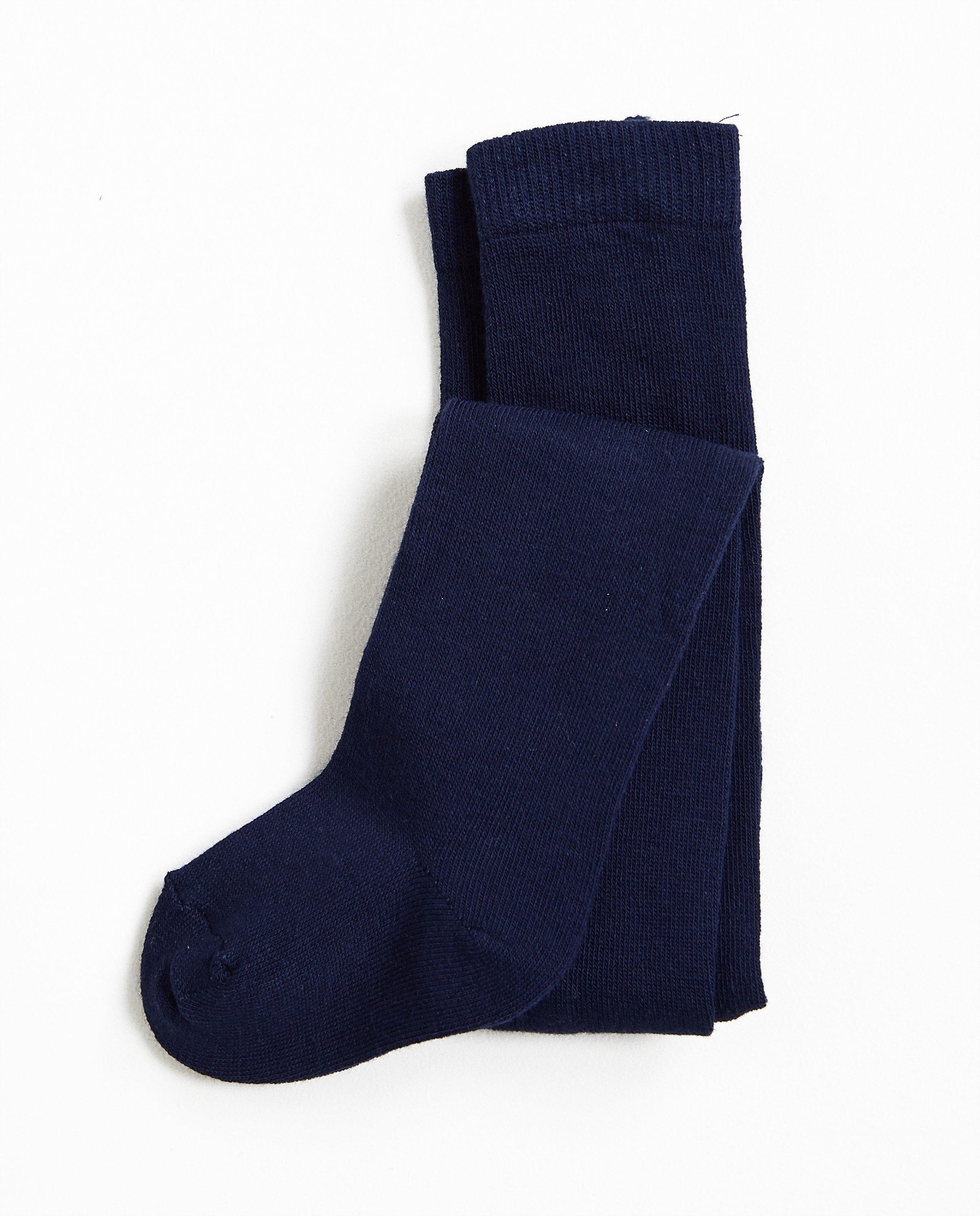 Effen kousenbroek - van een stretchy katoenmix - JBC