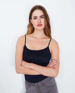 T-shirts - Top bleu fonc&eacute;