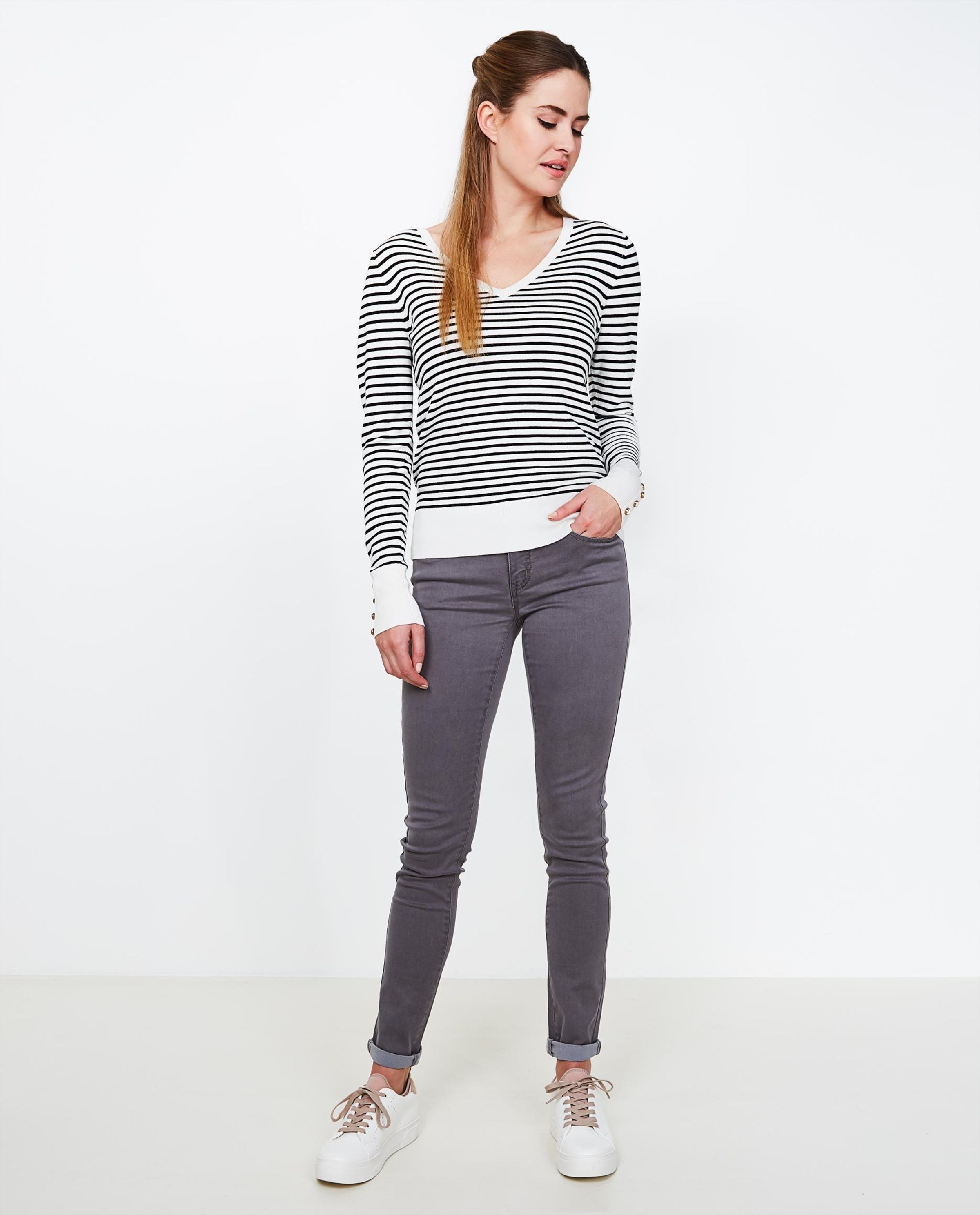 Jeans skinny gris FAYE - JBC