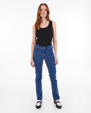 Jeans - Blauwe jeans, straight fit