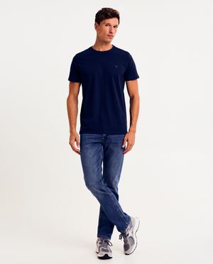T-shirts - T-shirt bleu fonc&eacute;