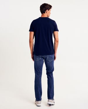 T-shirts - T-shirt bleu fonc&eacute;