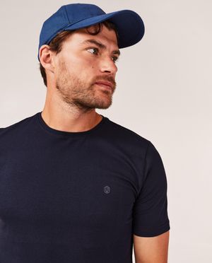 T-shirts - T-shirt bleu fonc&eacute;