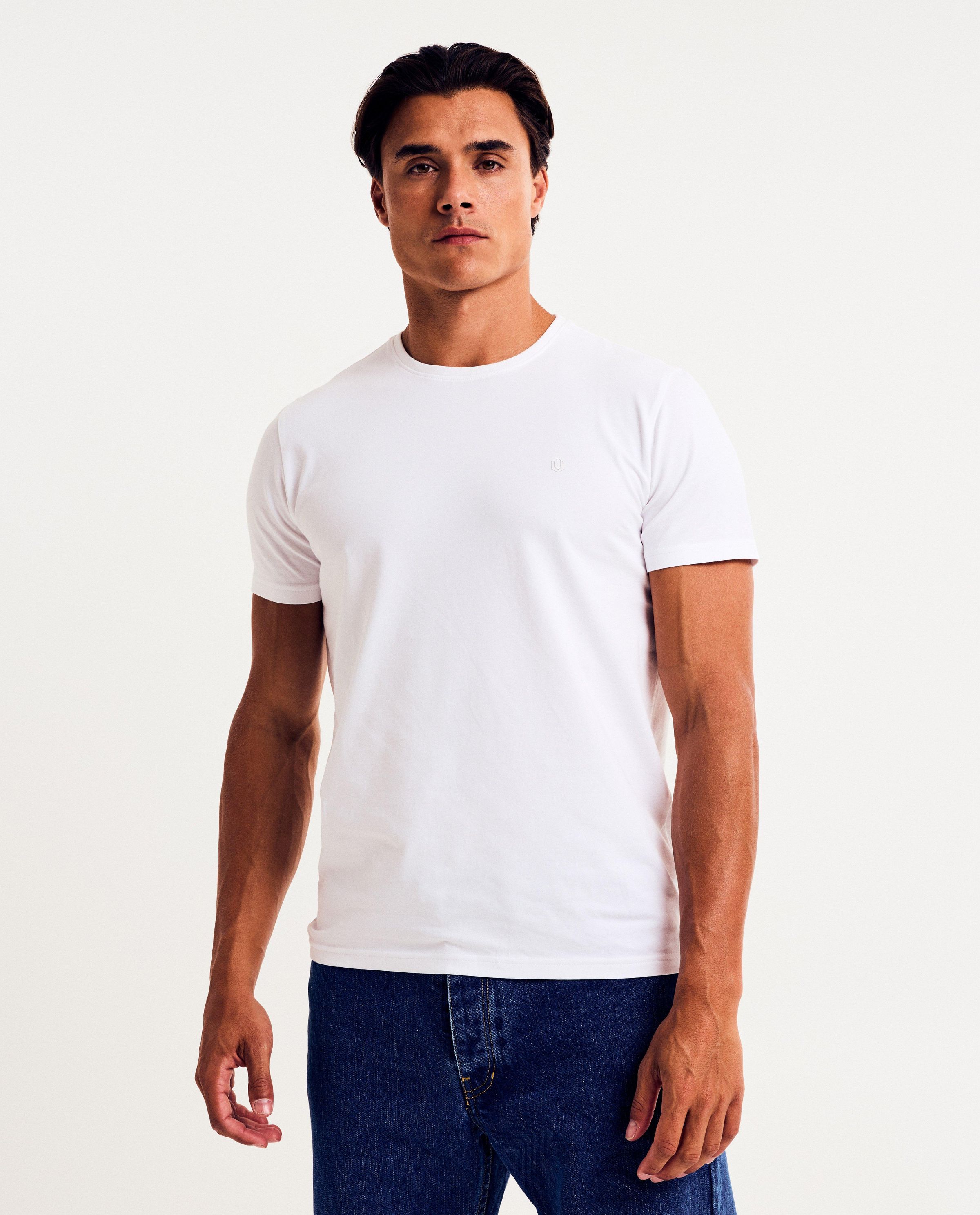 T-shirt blanc - encolure ronde - JBC