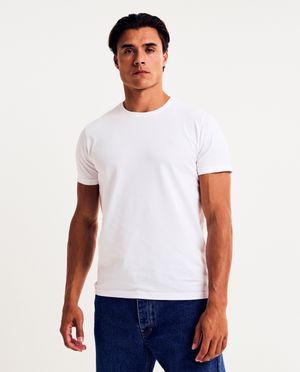 T-shirt blanc - encolure ronde - JBC