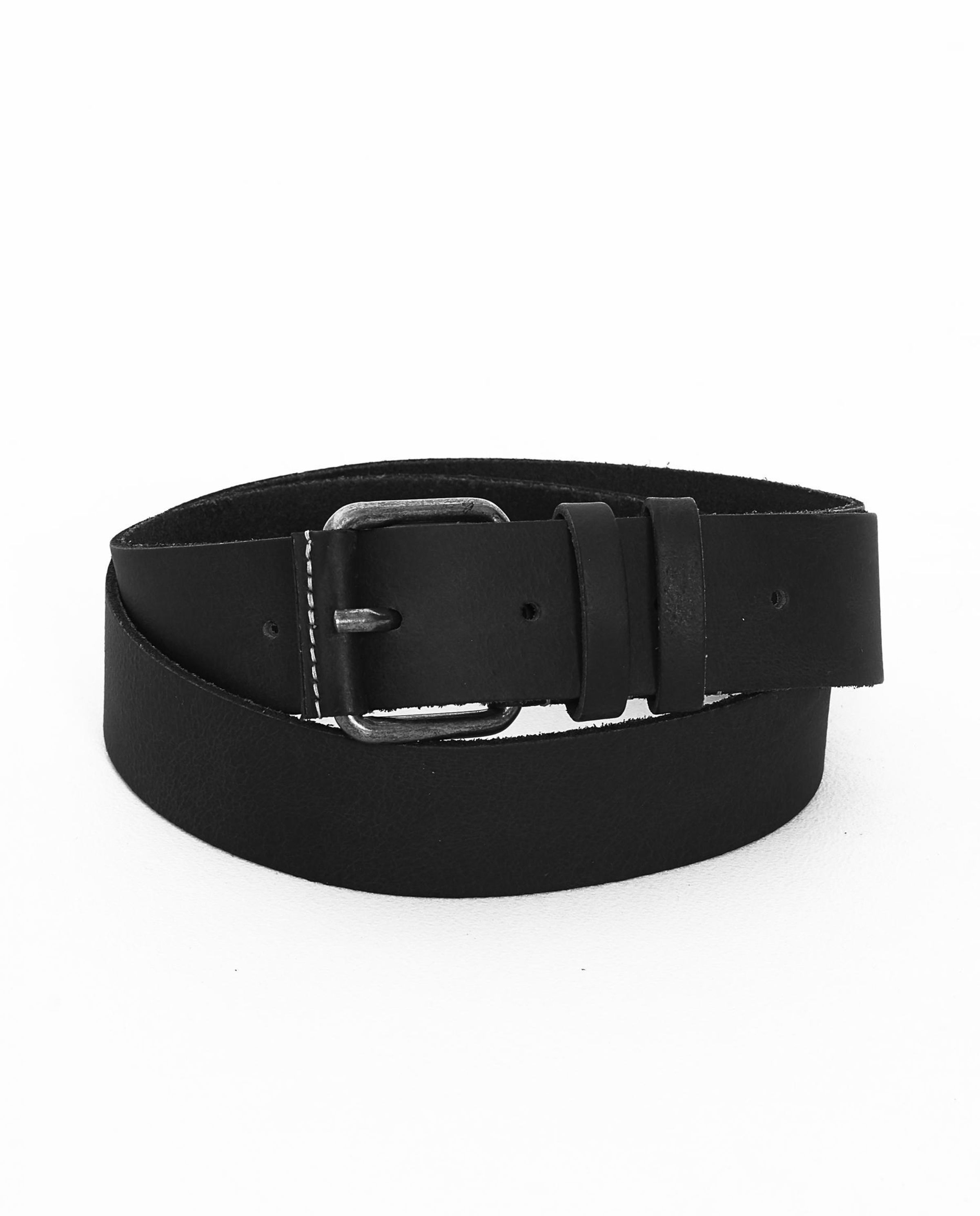 Ceinture en cuir - avec une boucle m&eacute;tallique - JBC