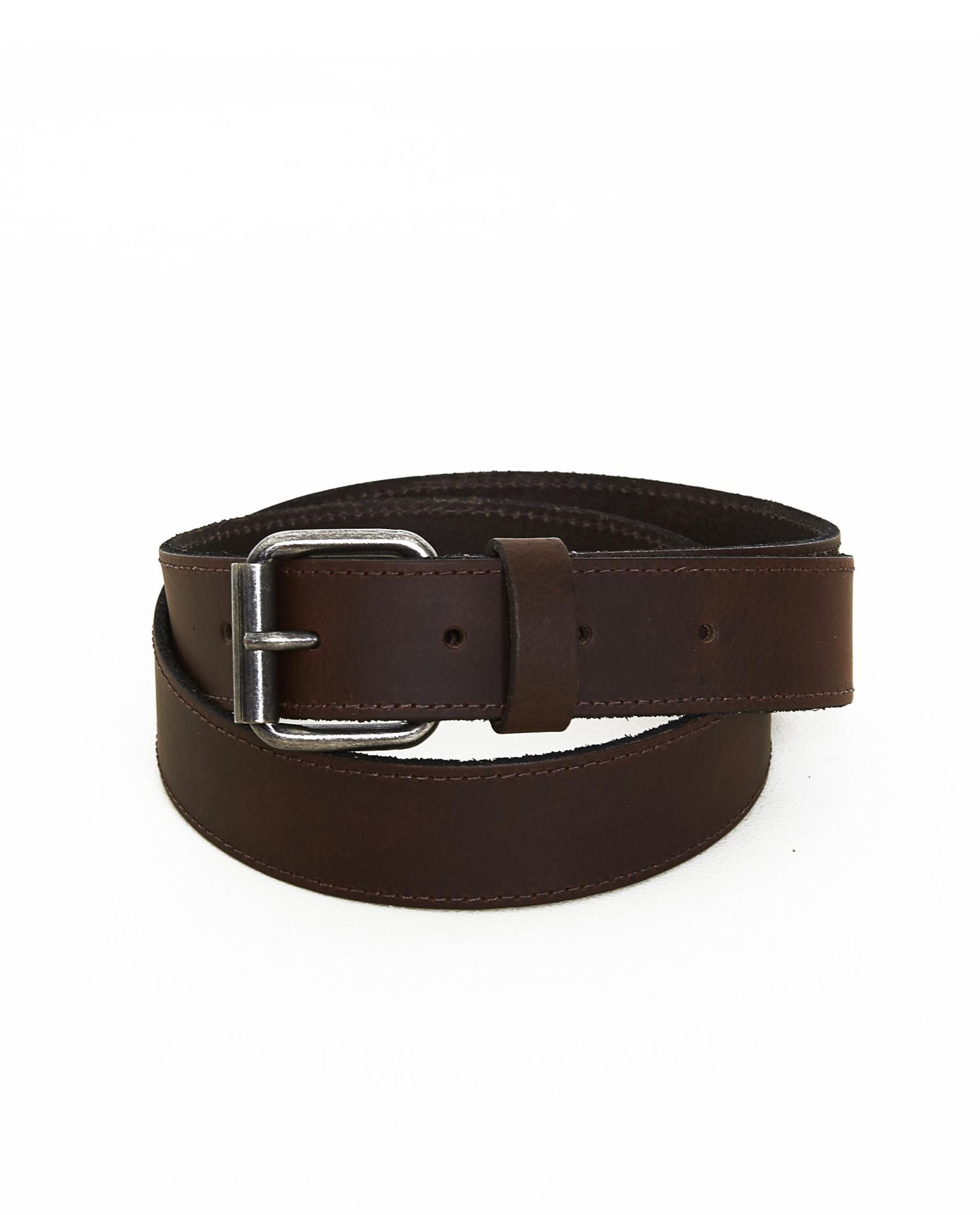 Ceinture en cuir - avec une boucle m&eacute;tallique - JBC