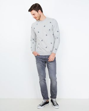 Jeans - Jeans gris slim fit