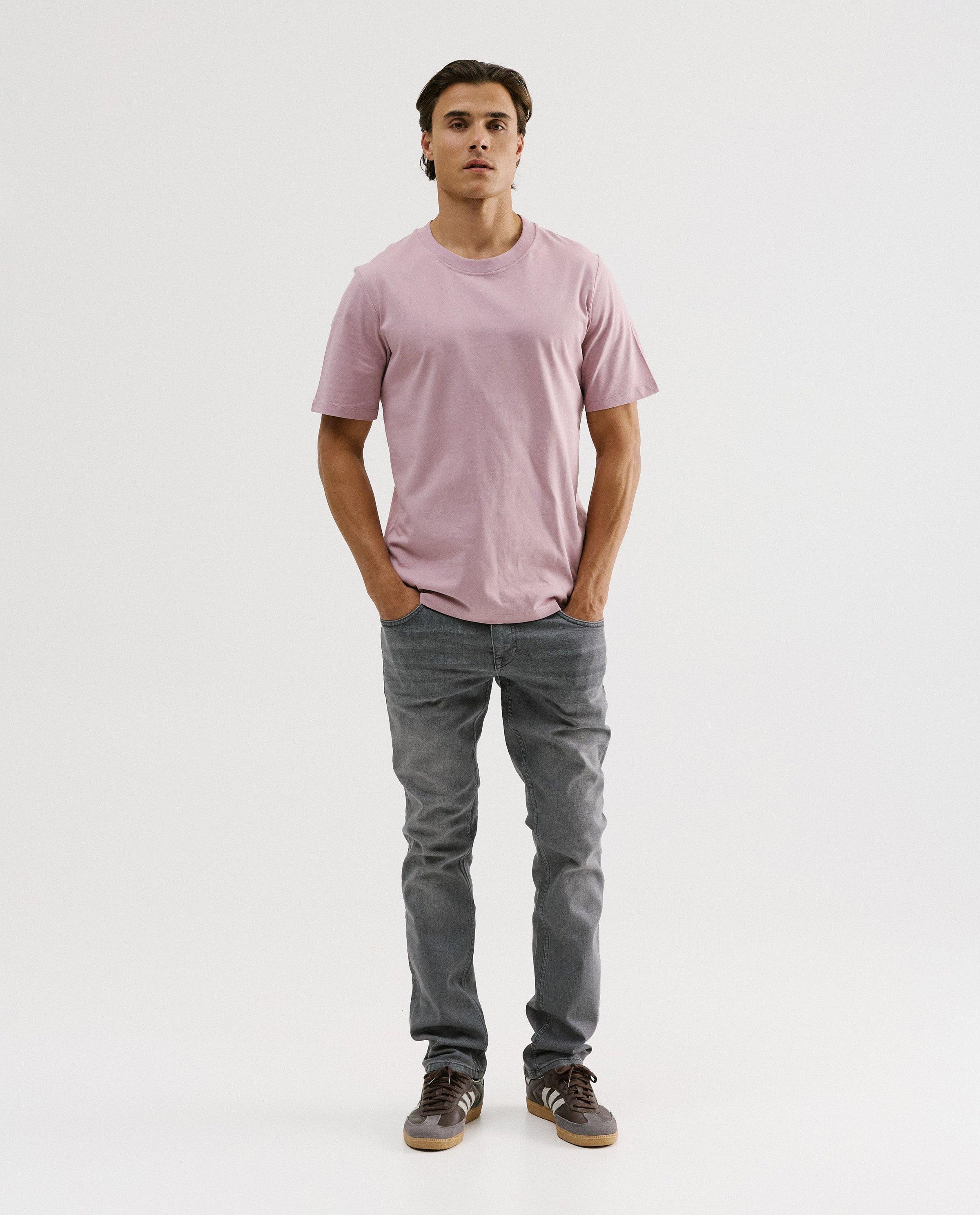 Jeans gris clair slim fit Smith - d&eacute;lav&eacute; - JBC