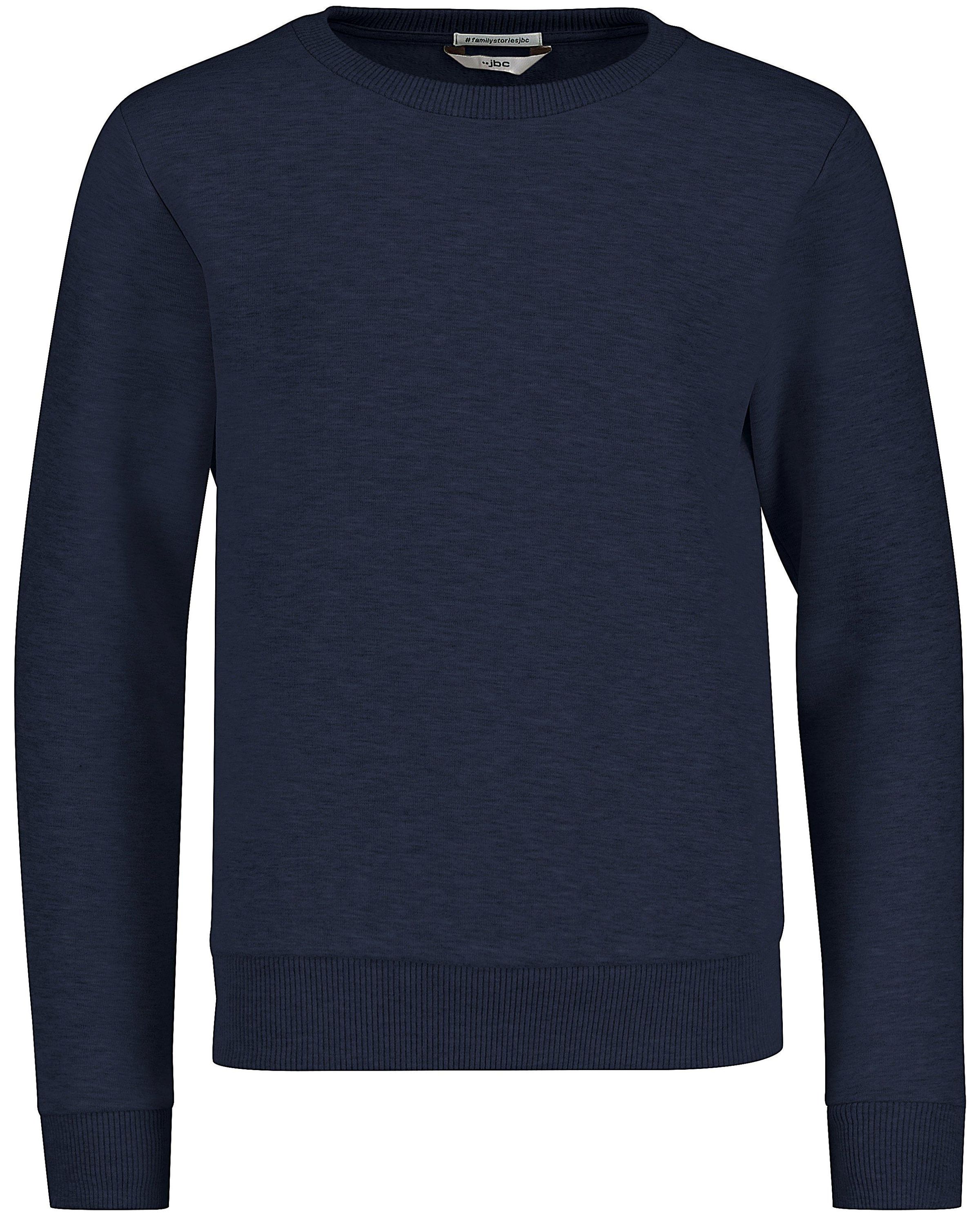 Donkerblauwe unisex sweater kids - kampsweater - JBC