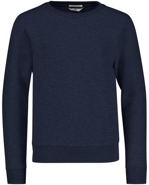 Donkerblauwe unisex sweater kids - kampsweater - JBC