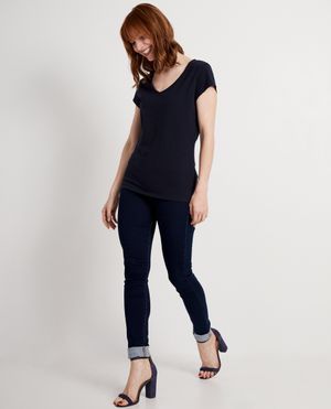 T-shirt en coton bio - noir - JBC