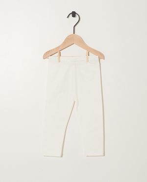 Leggings blancs en coton bio - basique - JBC