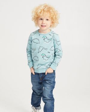 De superdino is klaar voor een avontuur
