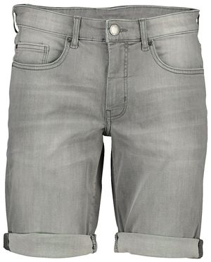 Shorten - Lichtgrijze bermuda van denim