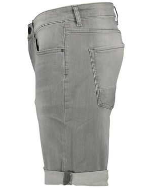Shorten - Lichtgrijze bermuda van denim