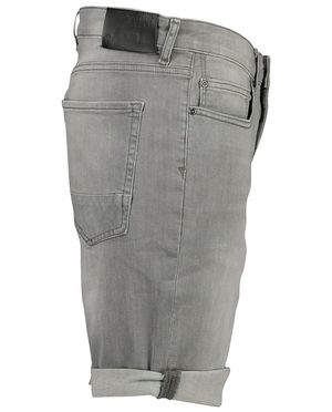 Shorten - Lichtgrijze bermuda van denim