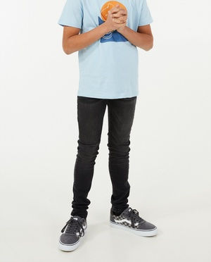 Zwarte skinny JOEY, 7-14 jaar