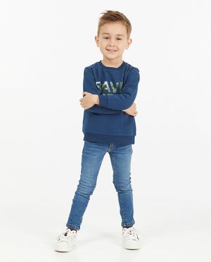 Lichtblauwe skinny JOEY, 2-7 jaar - stretch - JBC