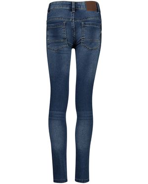 Jeans - Blauwe jeans van sweat denim, slim fit