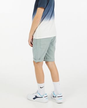 Shorten - Organic sweat denim bermuda, 7-14 jaar