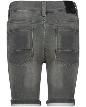 Shorten - Sweat denim bermuda Simon, 7-14 jaar