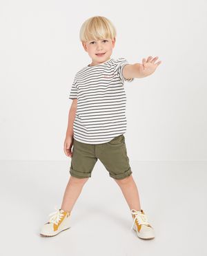 Sweat denim bermuda, 2-7 jaar - JBC