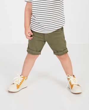 Shorten - Sweat denim bermuda, 2-7 jaar