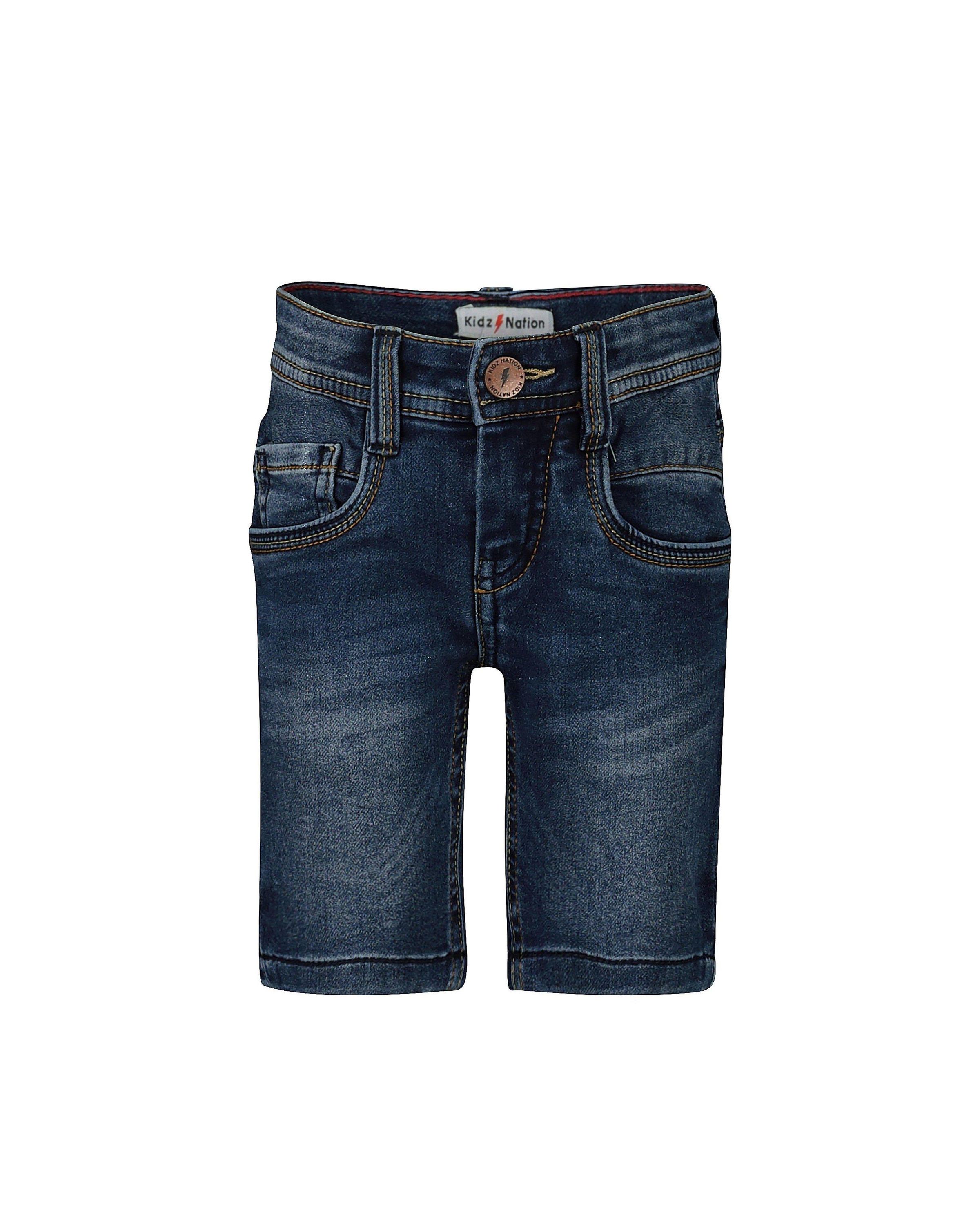 Short en sweat denim Simon, 2-7 ans - JBC