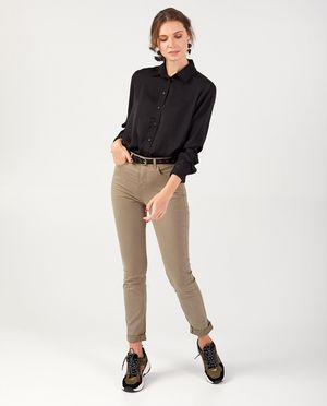 Donkerblauwe broek Sora - slim fit - stretch - JBC