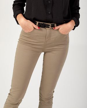 Broeken - Zwarte broek Sora - slim fit