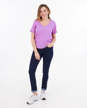 Jeans - Donkerblauwe jeans, slim fit