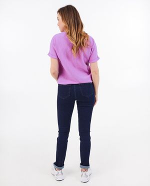 Jeans - Donkerblauwe jeans, slim fit