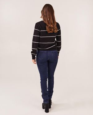Jeans - Donkerblauwe jeans, slim fit