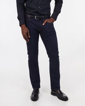 Jeans - Donkerblauwe jeans, straight fit