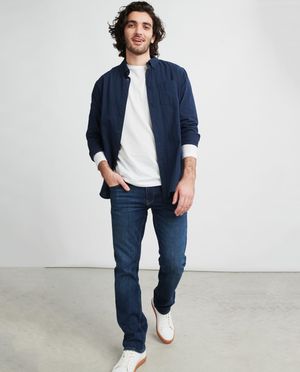 Jeans bleu fonc&eacute;, straight fit - fitted straight - JBC