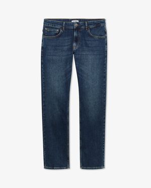 Jeans - Donkerblauwe jeans, straight fit