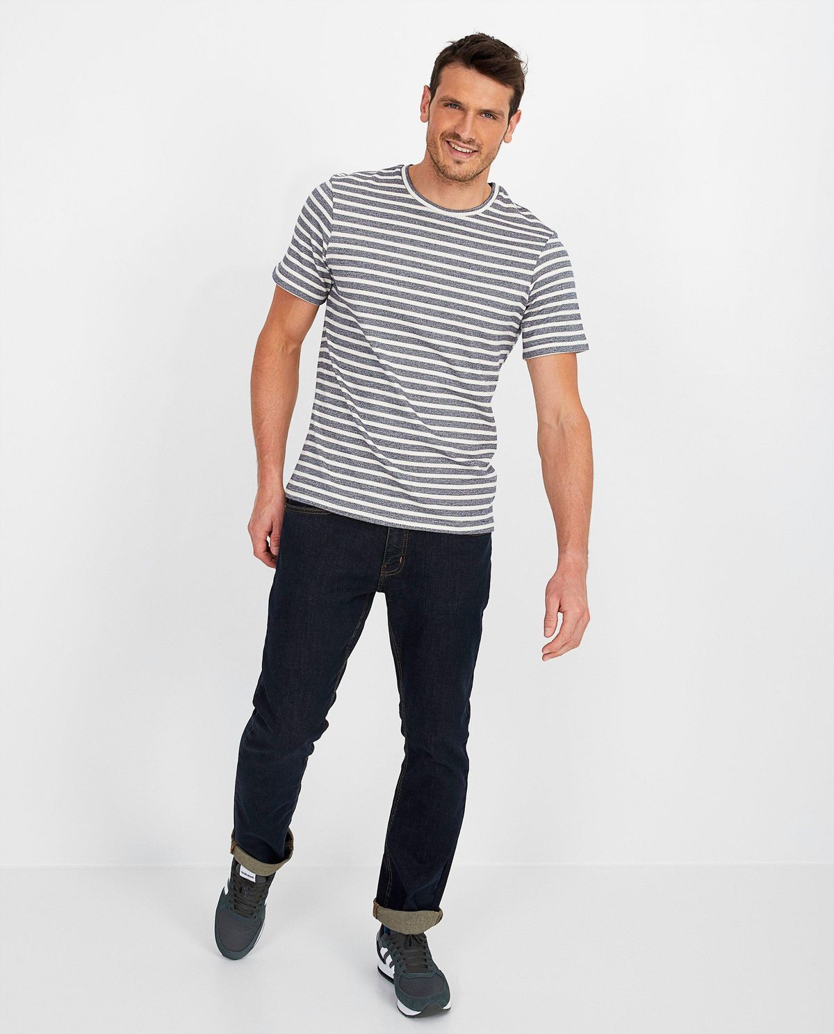 Blauwe jeans, straight fit