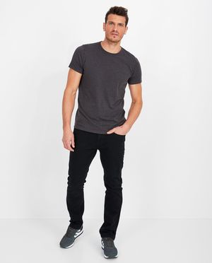 Jeans regular noir - Danny - Brams Paris