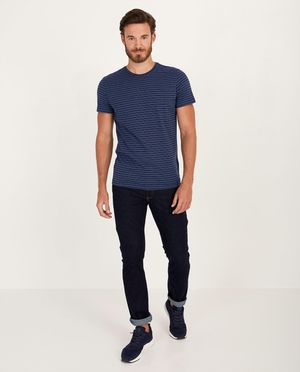Jeans slim bleu fonc&eacute; Smith - avec un peu de stretch - JBC