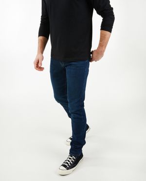 Jeans - Jeans slim fit bleu fonc&eacute; Smith