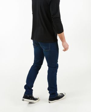 Jeans - Donkerblauwe jeans, slim fit