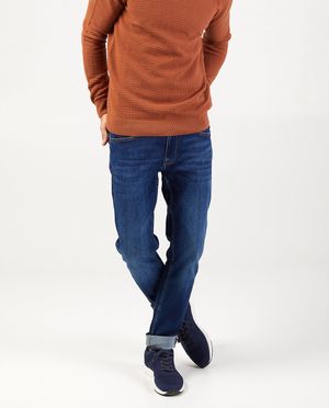 Jeans - Blauwe slim jeans - Jet