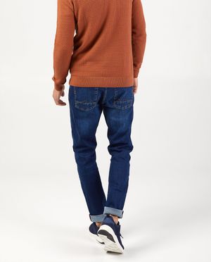 Jeans - Blauwe slim jeans - Jet