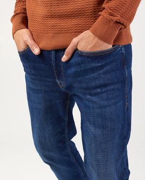 Jeans - Blauwe slim jeans - Jet
