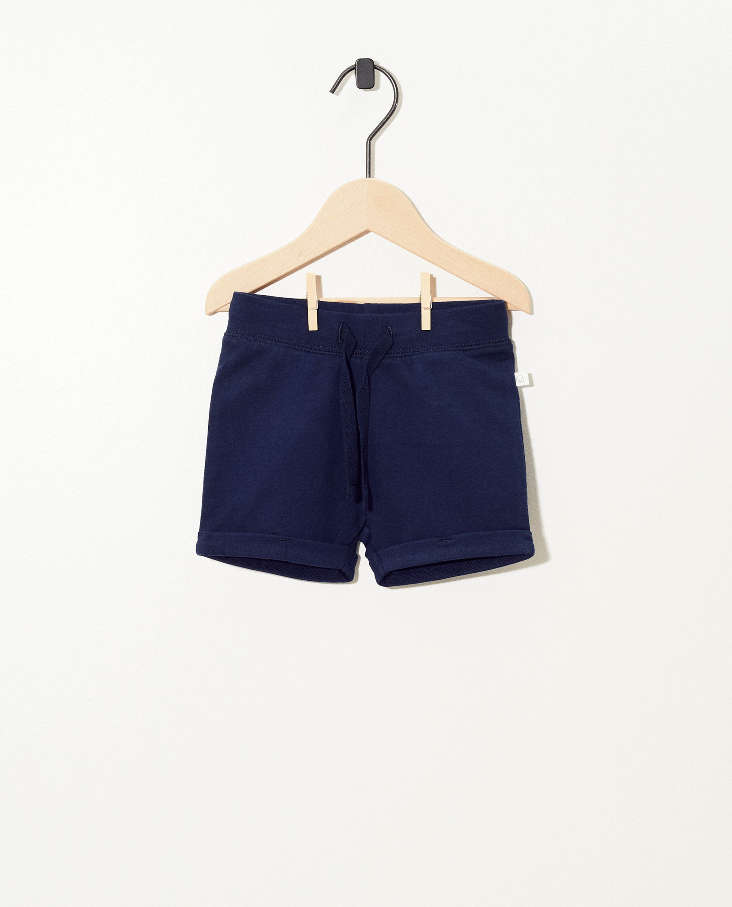 Bruine short van biokatoen - stretch - Cuddles and Smiles