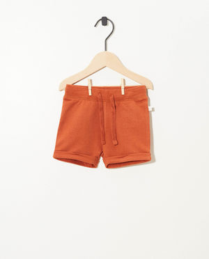 Short brun en coton bio - stretch - Cuddles and Smiles